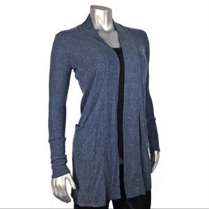 Chaser Blue Long Cardigan xs